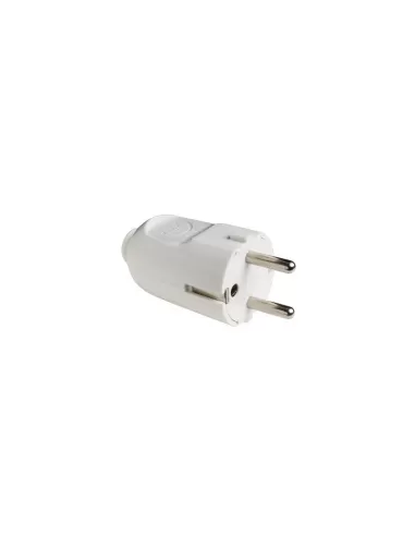 Fanton 85070 2p t 16a white schuko straight plug